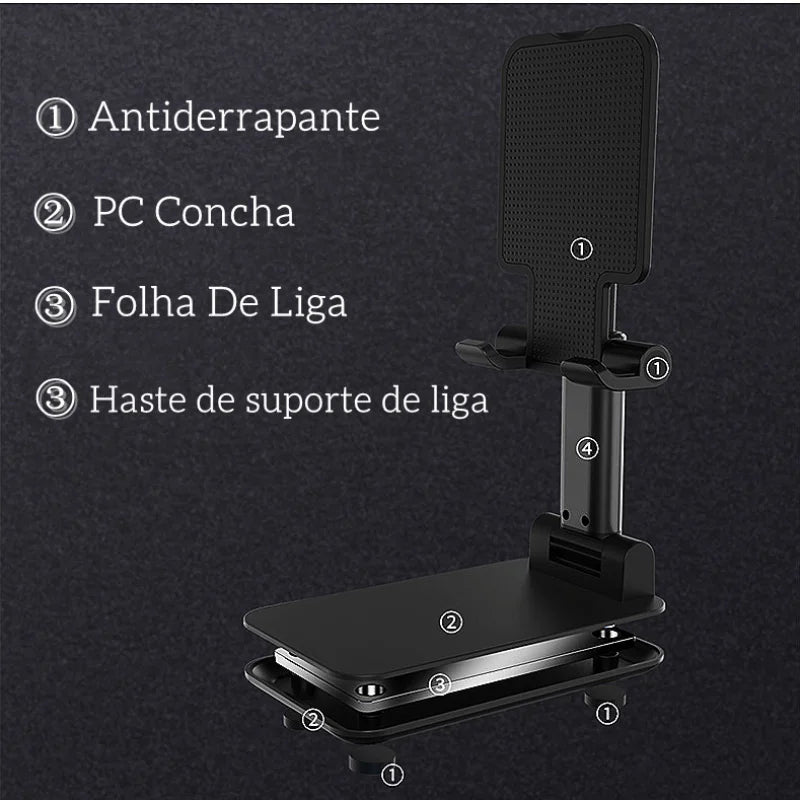 Suporte ajustável para tablet e celular